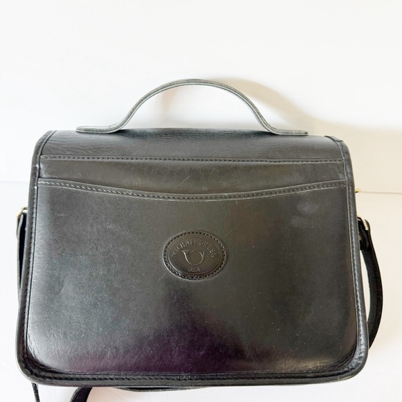 Michael Green Vintage 80’s Messenger Bag Black Shoulder Bag Unisex Y2K - Picture 4 of 15